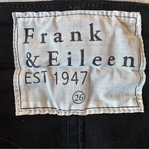 Frank & Eileen Sligo Skinny Italian Performance Denim Stretchy Jeans Black 26
